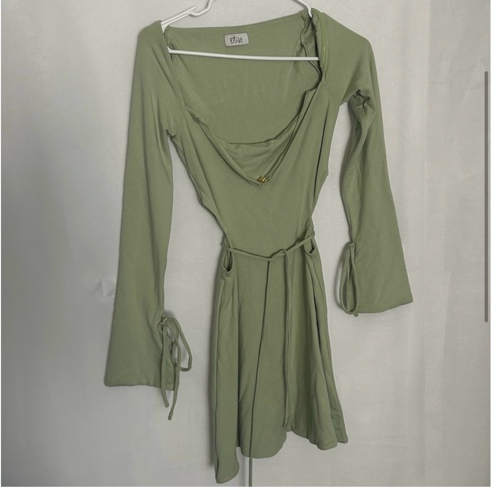 Oh Polly long sleeve mini dress